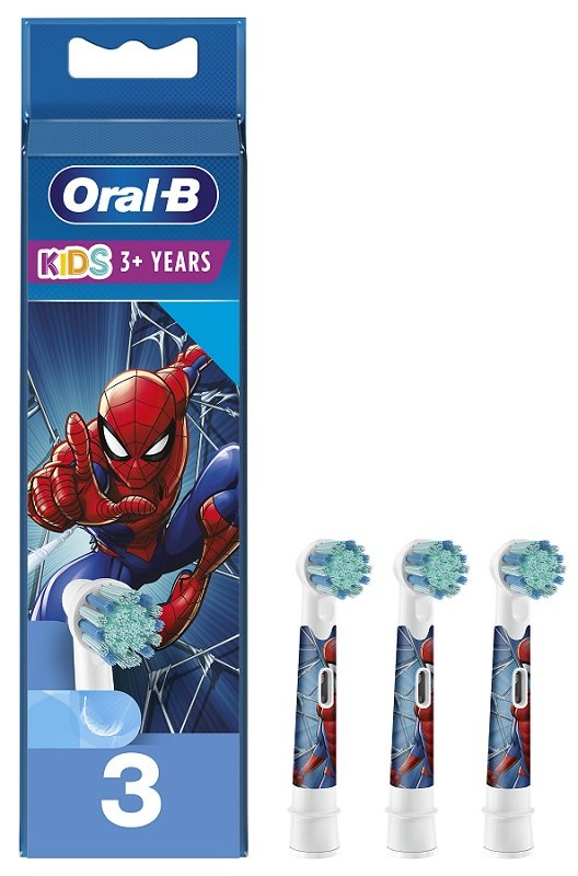 ORALB TESTINE RICAMBIO SPAZZOLINO KITDS 3+ ANNI 3 PEZZI