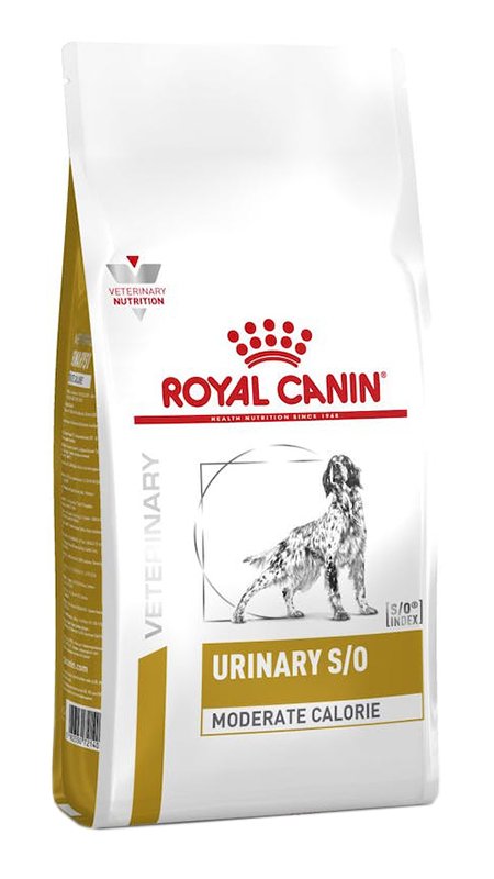 VETERINARY HEALTH NUTRITION DOG URINARY S/O MODERATE CALORIE 1,5 KG