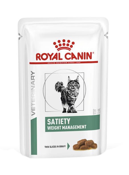 VETERINARY HEALTH NUTRITION WET CAT SATIETY WEIGHT MANAGEMENT 12X85 G