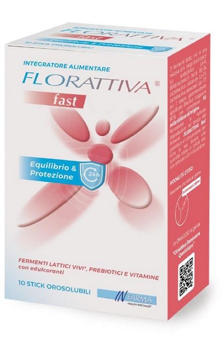 FLORATTIVA FAST 10 STICK OROSOLUBILI