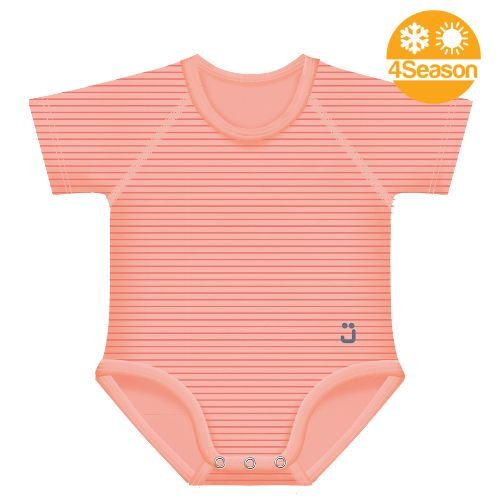 J BIMBI BODY 0-36M BIO COTTON 4SEASON RIGHE CORALLO