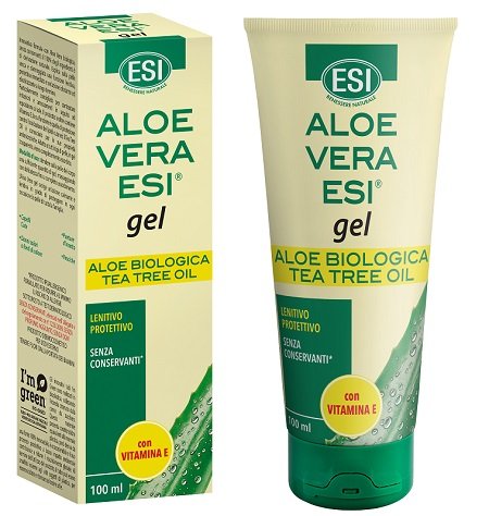 ESI ALOE VERA GEL TEA TREE CON VITAMINA E 100 ML