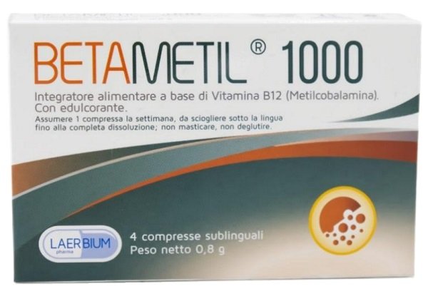 BETAMETIL 1000 4 COMPRESSE SUBLINGUALI