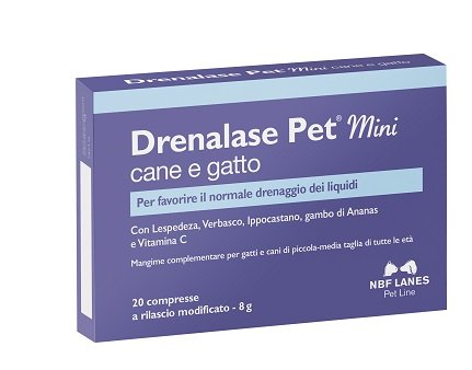 DRENALASE PET MINI CANE GATTO 20 COMPRESSE
