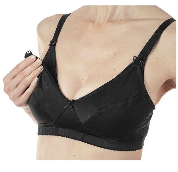MAMMY REGGISENO MICROFIBRA ALLATTAMENTO BLACK 4C