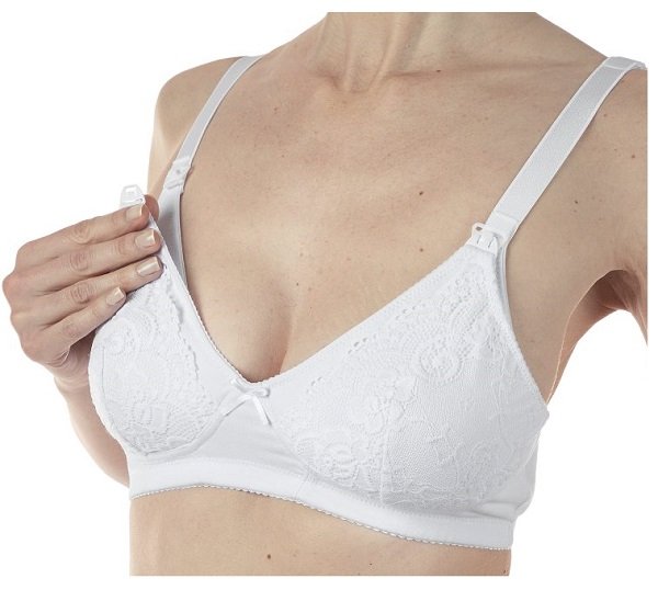 MAMMY REGGISENO COTONE ALLATTAMENTO WHITE 3C