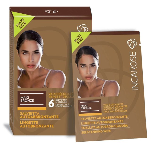 INCAROSE MAXI BRONZE 6 SALVIETTE VEG*