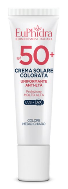 EUPHIDRA KALEIDO CREMA COLORATA MEDIO-CHIARO VISO SPF50+ 30 ML