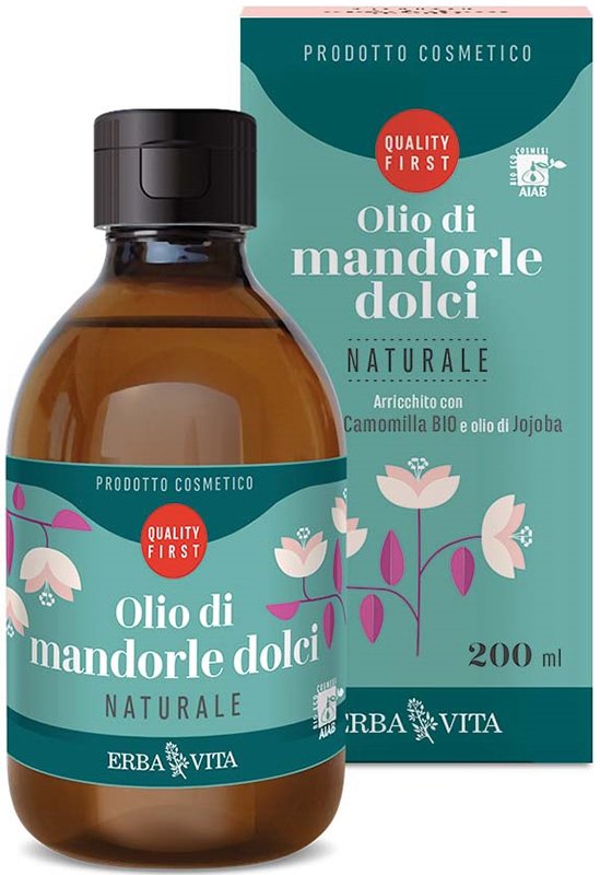 OLIO DI MANDORLE DOLCI NATURALE 200 ML