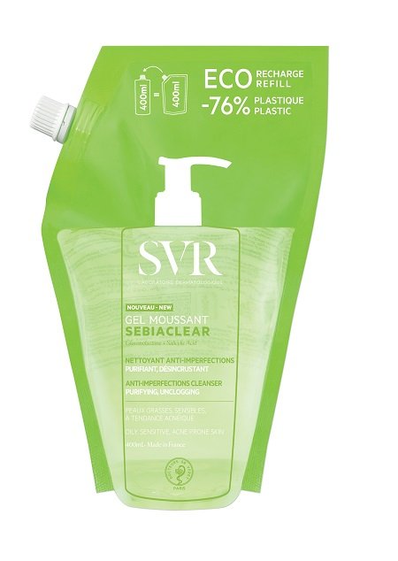 SEBIACLEAR GEL MOUSSANT REFILL 400 ML