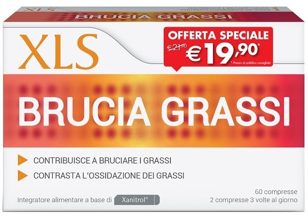 XLS BRUCIA GRASSI 60 COMPRESSE TAGLIO PREZZO
