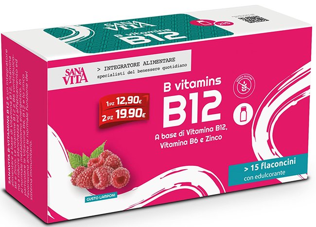 SANAVITA B VITAMINS B12 15 FLACONCINI