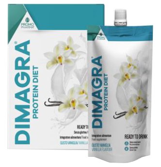 DIMAGRA PROTEIN DIET VANIGLIA 7 PEZZI DA 220 G