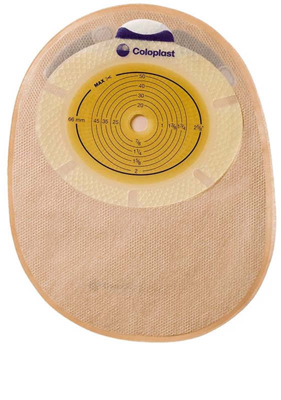 SACCA PER COLOSTOMIA CHIUSA CONVEX LIGHT RICOPERTA IN TNT FORO RITAGLIABILE 15/43 MIDI CAPACITA%27 500ML 10 PEZZI