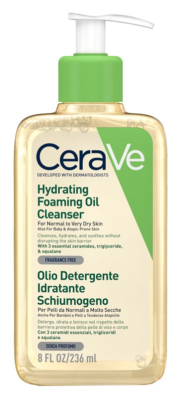 CERAVE OLIO DETERGENTE IDRATANTE SCHIUMOGENO 236 ML
