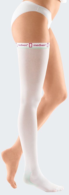 CALZA ANTITROMBO THROMBEXIN H914 18 MMHG ALLA CAVIGLIA CALZA COSCIA AUTOREGGENTE MISURA MEDIUM 1 PAIO