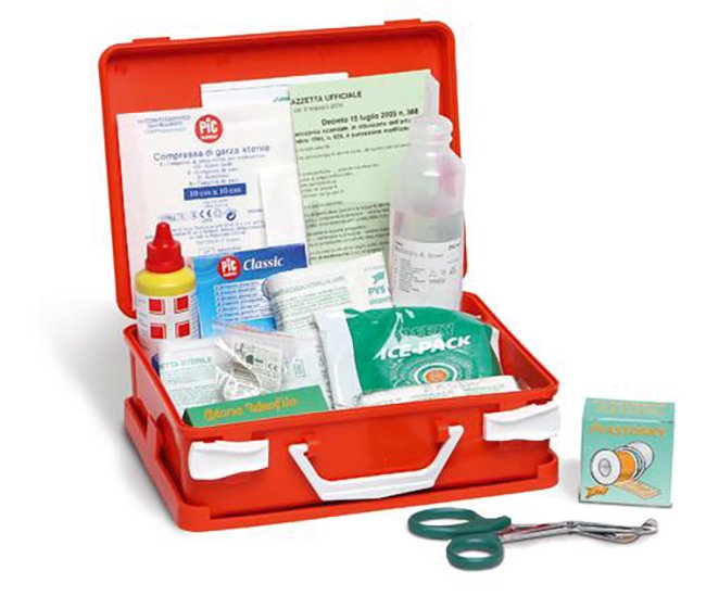 PACCHETTO DI MEDICAZIONE REINTEGRO DEL PACCO BASE COMPLETO ALLEGATO 2 DM 388 DEL 15/07/2003