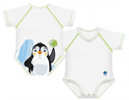 BODY 0-36M BIO COTTON WARM ARCTIC ADVENTURE PINGUINO