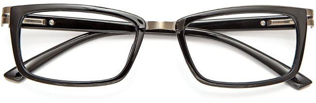 OCCHIALE DA LETTURA PREMONTATO TWINS PLATINUM LUGANO NERO +3,00