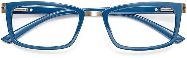 OCCHIALE DA LETTURA PREMONTATO TWINS PLATINUM LUGANO BLU +2,50