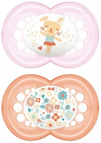 MAM SUCCHIETTO ORIGINAL 16+ SILICONE FEMMINA 2 PEZZI