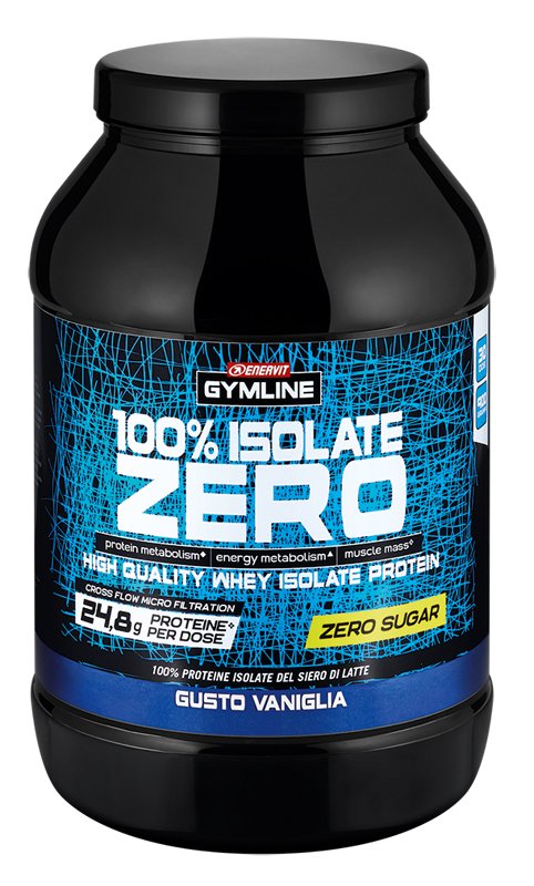 GYMLINE 100% WHEY ISO ZERO VANIGLIA 900 G