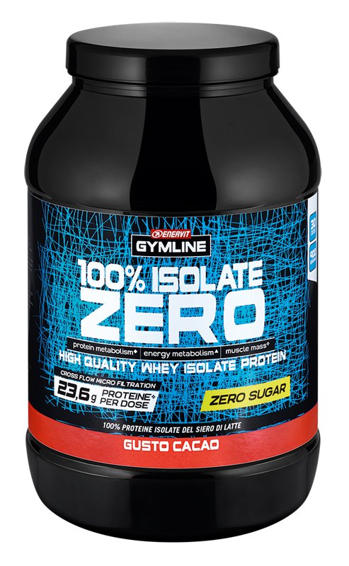 GYMLINE 100% WHEY ISO ZERO CACAO 900 G
