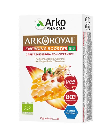 ARKOROYAL ENERGING BOOSTER BIO 10 FLACONCINI DA 15 ML