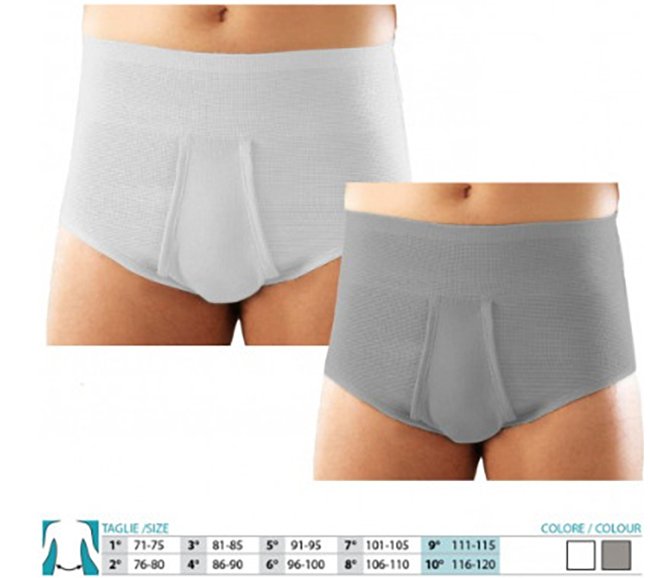 ORIONE 309 SLIP UOMO CONTENITIVO APERTO GRIGIO 3