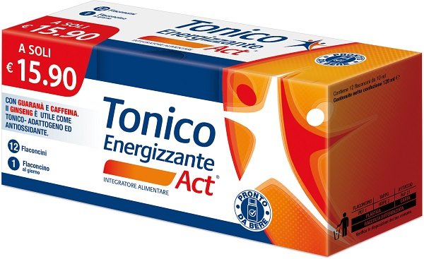 TONICO ENERGIZZANTE ACT 12 FLACONCINI DA 10 ML