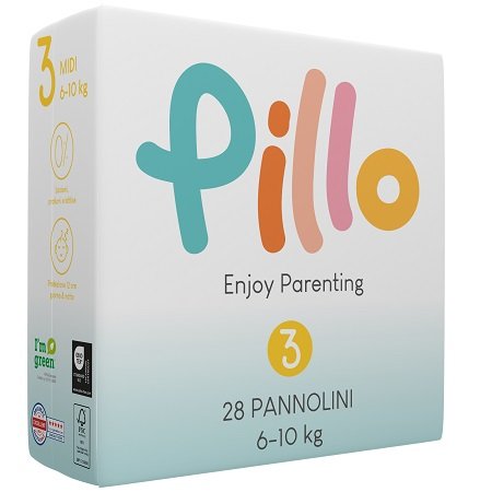 PILLO ENJOY PANNOLINI MIDI 6 10 KG TAGLIA 3 28 PEZZI
