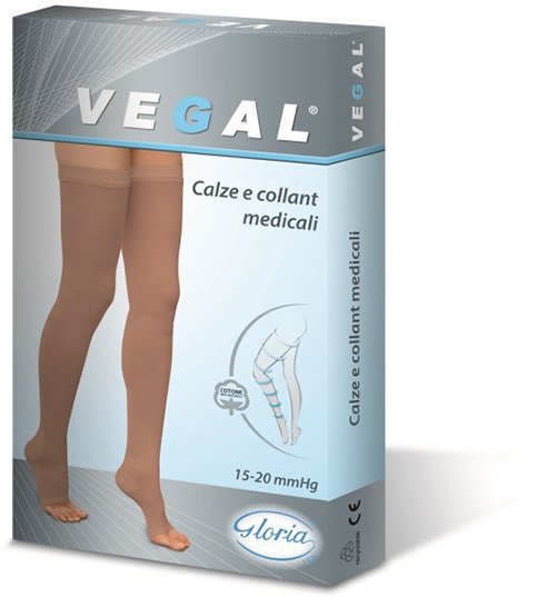 VEGAL CALZA C/COSC BEIGE M 1 PAIO