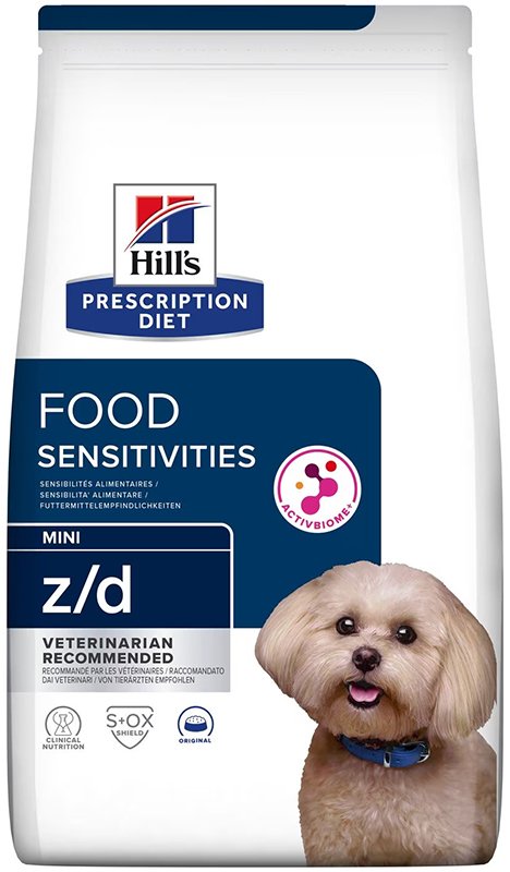 PRESCRIPTION DIET CANINE FOOD SENSITIVITIES Z/D MINI 1 KG