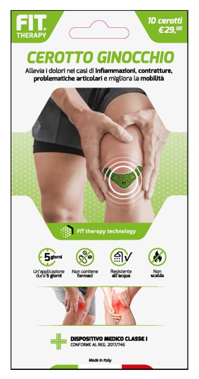 FIT THERAPY CEROTTO GINOCCHIO 10 PEZZI