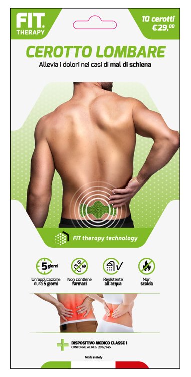 FIT THERAPY CEROTTO LOMBARE 10 PEZZI