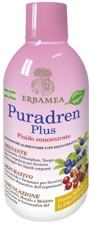 PURADREN PLUS MIRTILLO FRUTTI ROSSI 500 ML