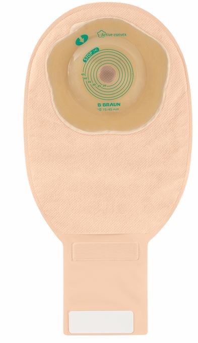 SACCA ILEOSTOMIA FLEXIMA ACTIVE O%27CONVEX ROLL UP SPLIT COVER MAXI 15-45 MM 10 PEZZI