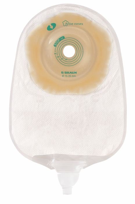 SACCA UROSTOMIA FLEXIMA ACTIVE O%27CONVEX TRASPARENTE 15-35 MM 10 PEZZI