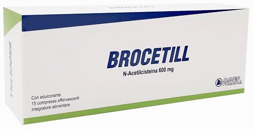 BROCETILL 600 15 COMPRESSE EFFERVESCENTI