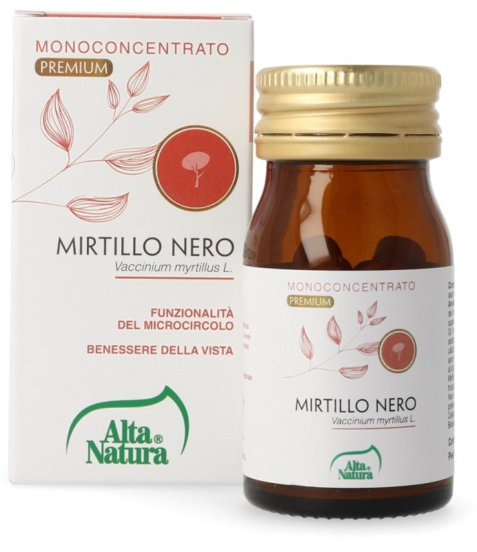 MIRTILLO NERO  60 COMPRESSE 450MG TERRANATA