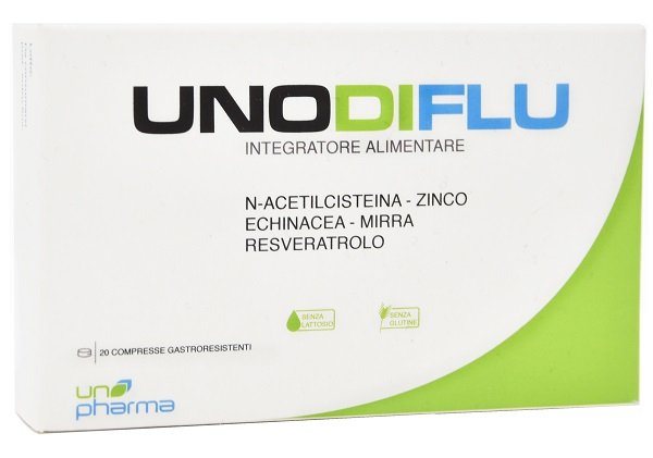 UNODIFLU 20 COMPRESSE