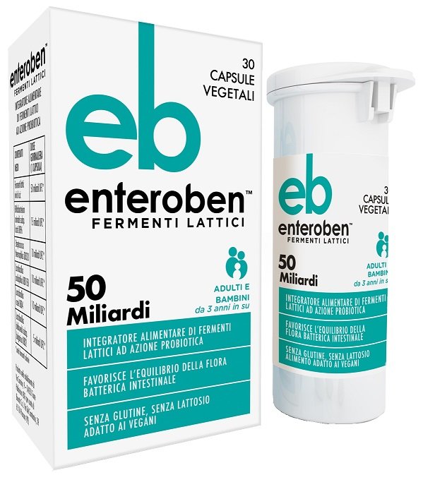 ENTEROBEN 50MLD 30 CAPSULE VEGETALI