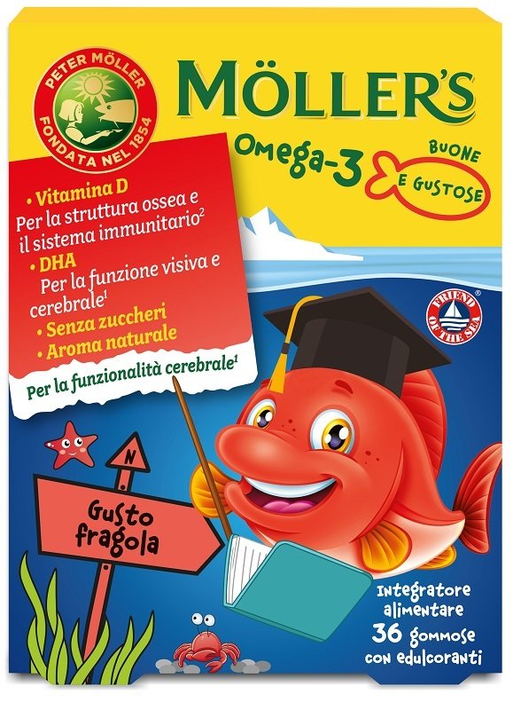 MOLLER%27S OMEGA 3 JELLY FISH 36 GOMMOSE
