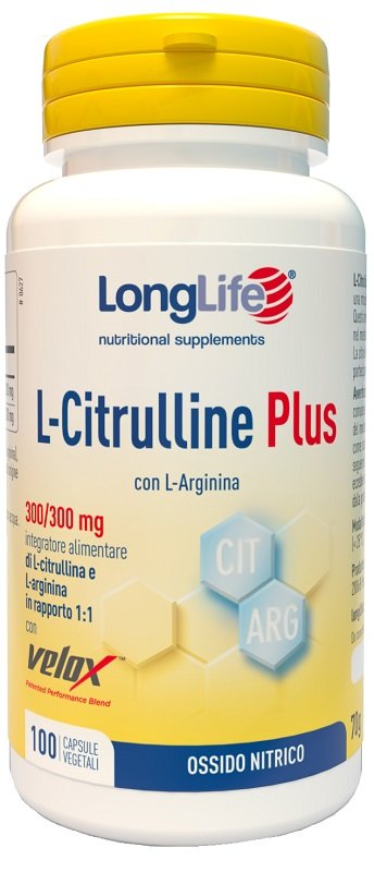 LONGLIFE L-CITRULLINE PLUS 100 CAPSULE VEGETALI