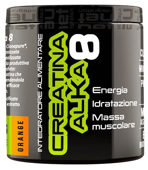NET INTEGRATORI FARMACIA CREATINA ALKA 8 ARANCIA 200 G