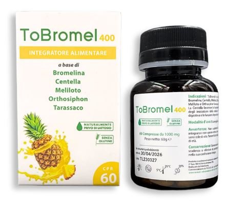 TOBROMEL 400 60 COMPRESSE