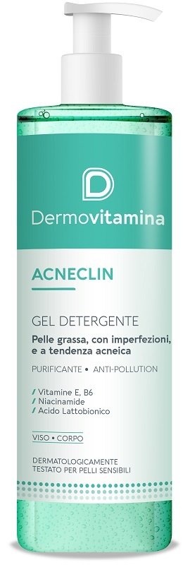 DERMOVITAMINA ACNECLIN GEL DETERGENTE 400 ML