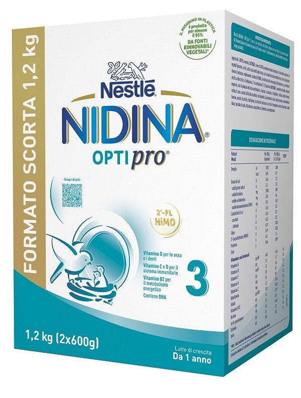 NIDINA OPTIPRO 3 POLVERE 2 PEZZI DA 600 G