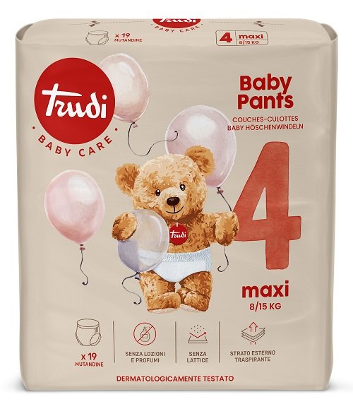 TRUDI BABY PANTS MAXI 8/15 KG 19 PEZZI