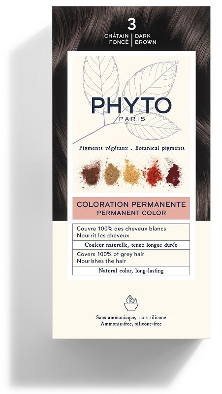 COLOR KIT 3 CASTANO SCURO LATTE RIVELATORE 50 ML + CREMA COLORANTE 50 ML + MASCHERA PROTETTIVA COLORE 12 ML + GUANTI